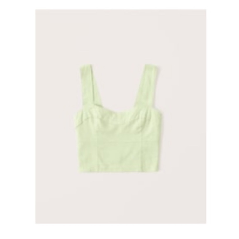 Linen corset top